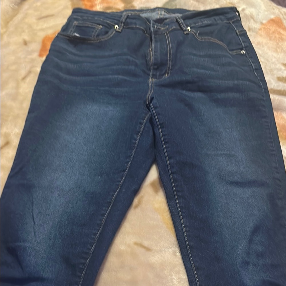 Dark Blue Denim Jeans